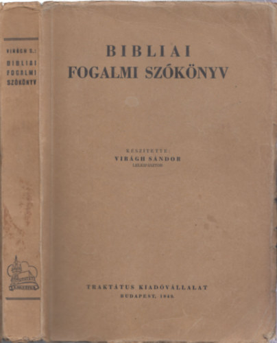 Virgh Sndor - Bibliai fogalmi szknyv