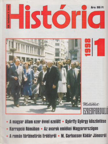 Histria 1998/1-10. (Teljes vfolyam, lapszmonknt)