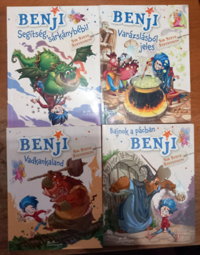 Benji 1-4 (I-IV):Bajnok a pcban+Vadkaland+Varzslsbl jeles+Segtsg,srknybbi!