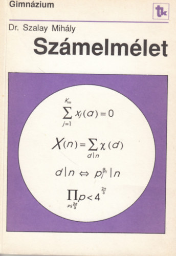 Sz�melm�let a speci�lis matematikai oszt�lyok sz�m�ra