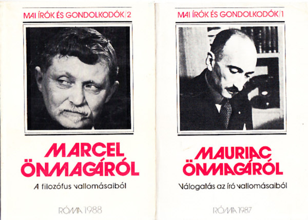 Mai rk s gondolkodk 1-2. : Marcel nmagrl + Mauriac nmagrl