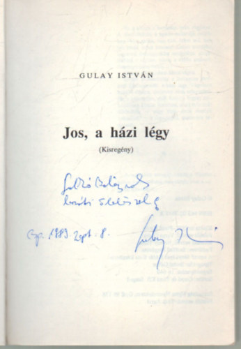 Gulay Istvn - Jos , a hzi lgy - Macao Club '68- Kisregnyek
