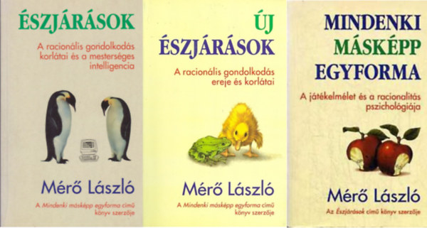 szjrsok - A racionlis gondolkods korltai s a mestersges intelligencia + j szjrsok + Mindenki mskpp egyforma ( 3 ktet )