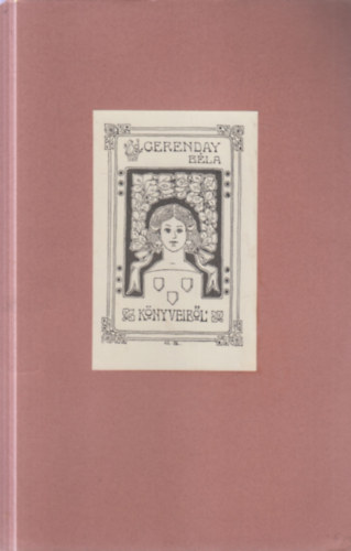 Ex Libris Gerenday B�la (1863-1936) szobr�sz (eredeti nyomat)