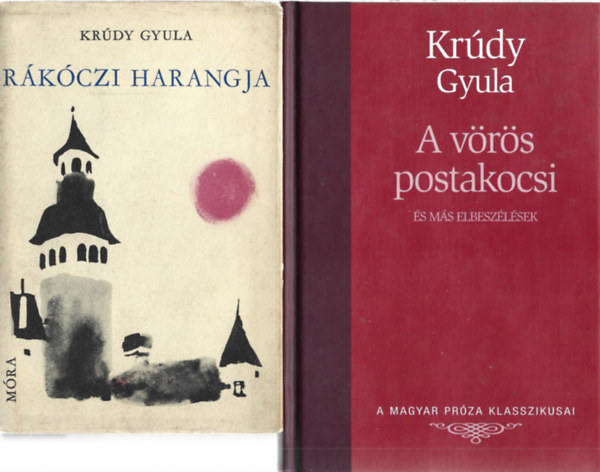 2 db k�nyv, R�k�czi Harangja, A v�r�s postakocsi