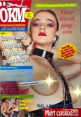 �KM - Erotikus Magazin P�rkeres�knek 3. �vf. 4./21 . sz�m - 1992. �prilis