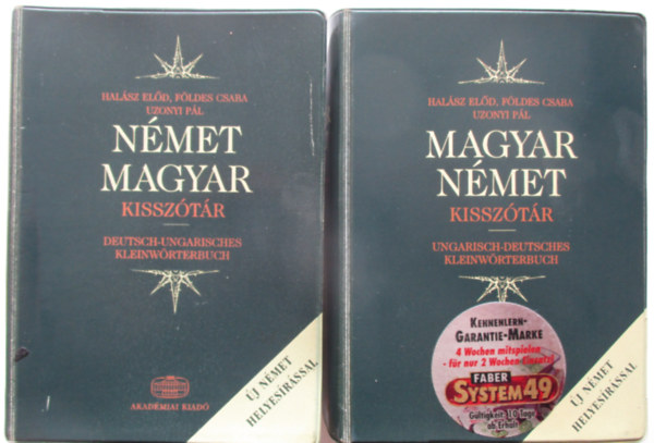 Magyar-nmet, nmet-magyar kissztr I-II.