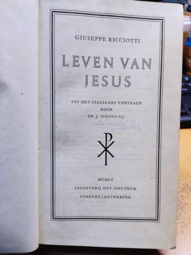 Leven van Jesus uit het italiaans vertaald door