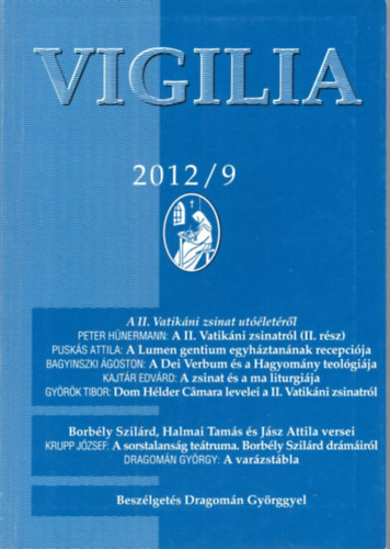 4 db Vigilia 2012. vf. 9, 10, 11, 12. sz.