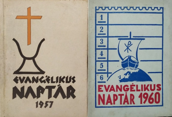 Evanglikus Naptr 1957 + 1960 (2 ktet)