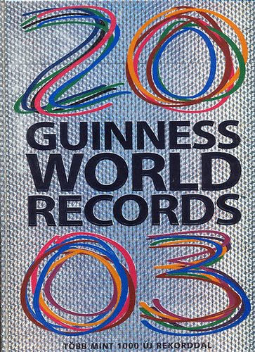 Claire Folkard - GUINNESS WORLD RECORDS 2003
