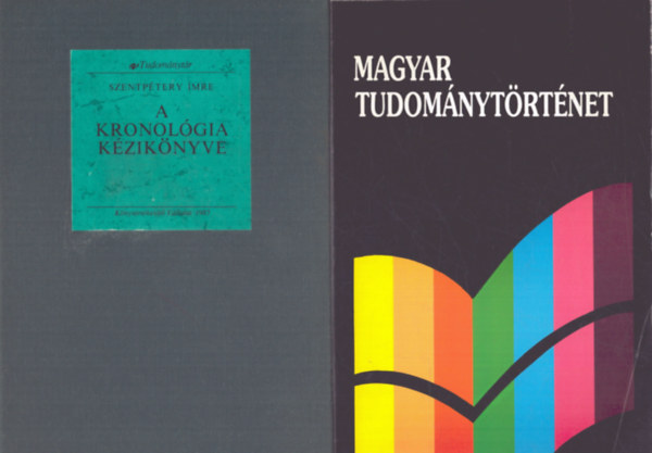 Szentptery Imre, Gazda Istvn - 2 db magyar mveldstrtnet knyv: Magyar tudomnytrtnet + A kronolgia kziknyve