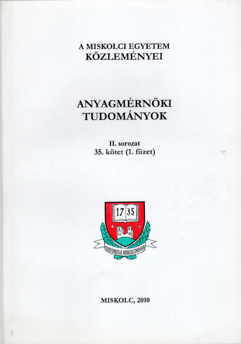 Anyagmrnki tudomnyok II. sorozat 35. ktet ( 1. fzet )