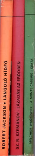 Melchior Wankowicz Robert Jackson - 3 db Népszerű Történelem : A Monte cassinó-i csata + Lázadás az erődben + Lángoló hídfő