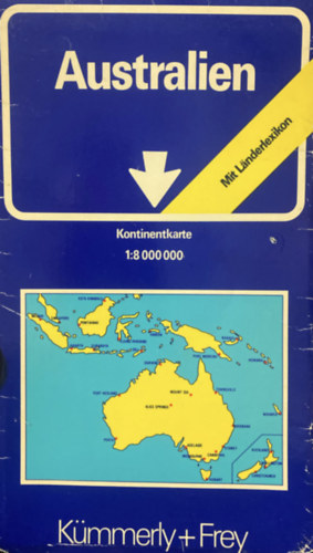 Australien - Kontinenkarte