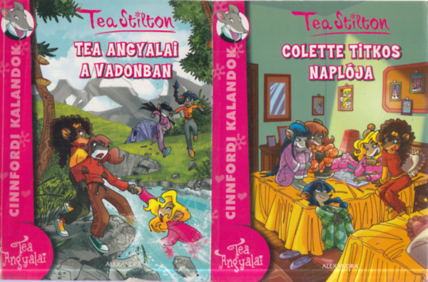 2 db. Tea Stilton k�nyv: Colette titkos napl�ja + Tea angyalai a vadonban