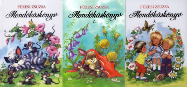 3 db mondksknyv: Mondksknyv 1. + Mondksknyv 2. + Mondksknyv 3.