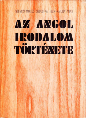 Az angol irodalom t�rt�nete