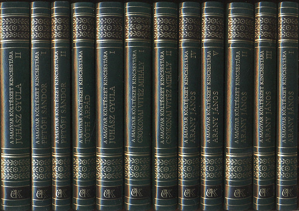 A Magyar Kltszet Kincsestra 99 ktet (1 ktet hinyzik A korai avantgrd lra 1916-1919)