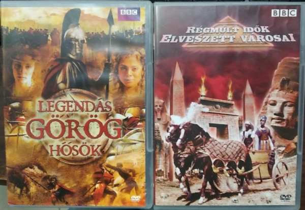 2 db DVD: Legend�s g�r�g h�s�k+ R�gm�lt id�k elveszett v�rosai (BBC)