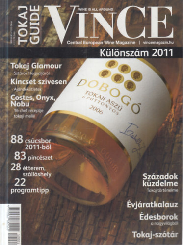 Németh Ágnes (főszerk.) - Vince magazin különszám 2011.