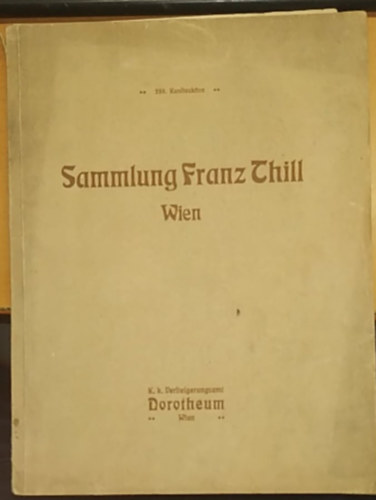 Sammlung Franz Chill - Wien - 286. Kunstauktion