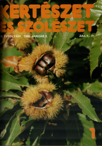 Kert�szet �s sz�l�szet 1980. �vfolyam (teljes)