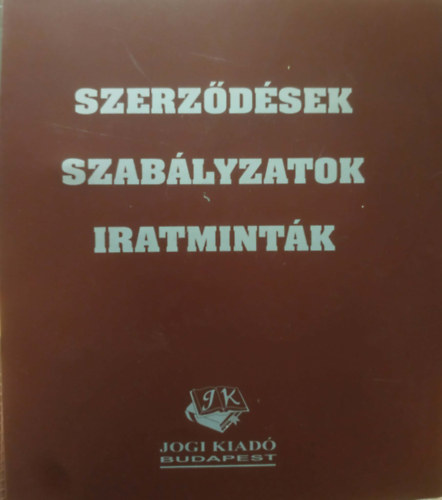 Szerz�d�sek, szab�lyzatok, iratmint�k (kapcsos mappa)
