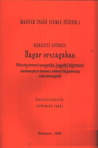Hgr orszgban (Magyar Zsid Szemle fzetek I.-II.)
