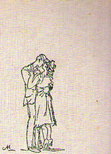 Manfred Hausmann - Lampioon küßt Mädchen und kleine Birken