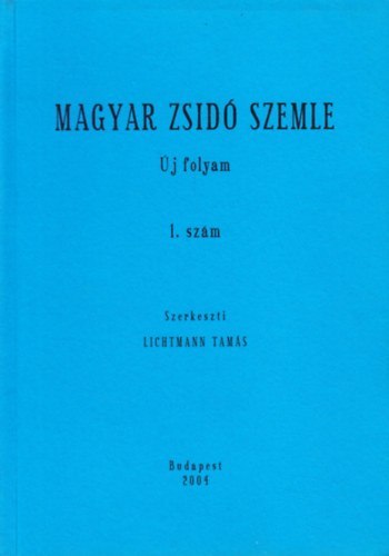 Magyar zsid szemle-j folyam 1.szm