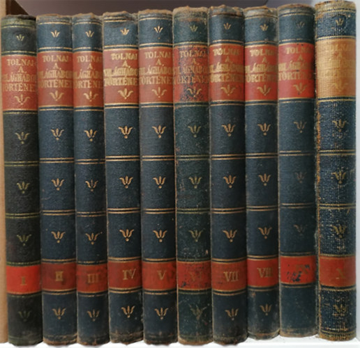 A vil�gh�bor� t�rt�nete 1914-1918 I-X. (Tolnai)