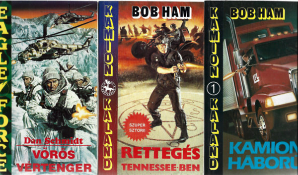 3 db knyv, Dan Schmidt: Vrs vrtenger, Bob Ham: Rettegs Tennessee-ben, Bob Ham: Kamion hbor