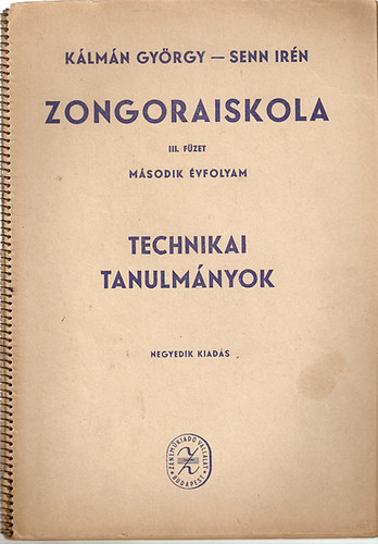 Zongoraiskola III. fzet - Technikai tanulmnyok