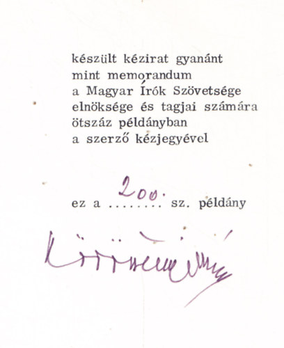 Az �nv�delemr�l- sz�mozott al��rt