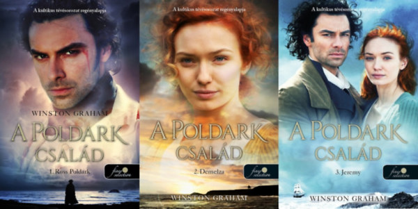 A Poldark csal�d sorozat 1-3. (Ross Poldark, Demelza, Jeremy)