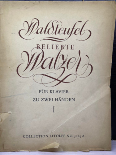 BELIEBTE WALZER - F�R KLAVIER ZU ZWEI HANDEN - BAND 1