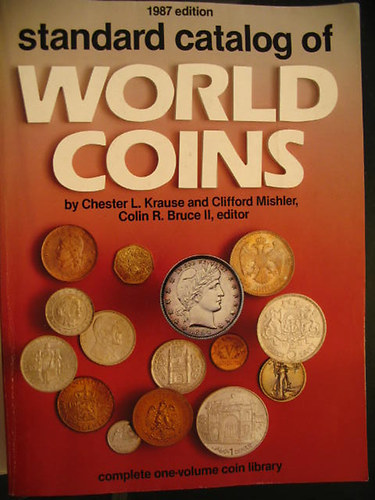 1987 edition -  Standard Catalog of World Coins (1826-1986)