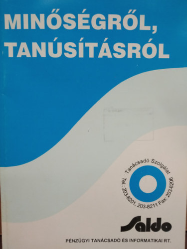 Földesi Tamás - Minőségről, tanúsításról