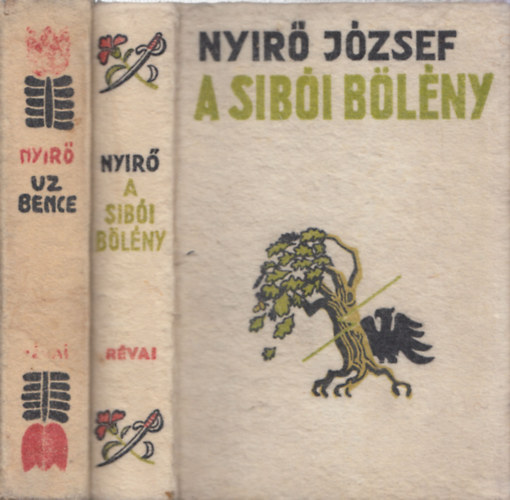 Nyirő József - 2db Nyirő József regény: A sibói bölény + Uz bence (halina kötésben)