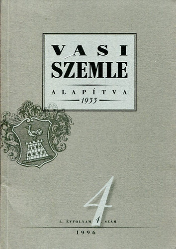 Vasi szemle 1996/ 4. sz�m
