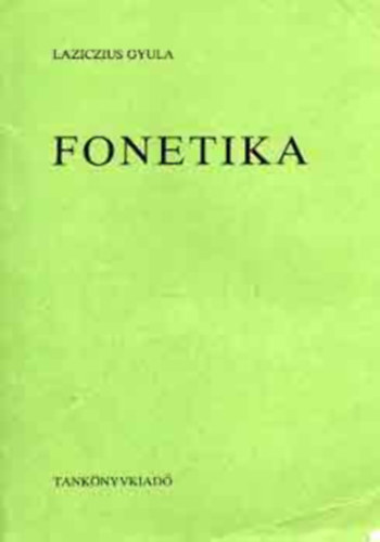 Fon�tika (harmadik kiad�s, 1979)