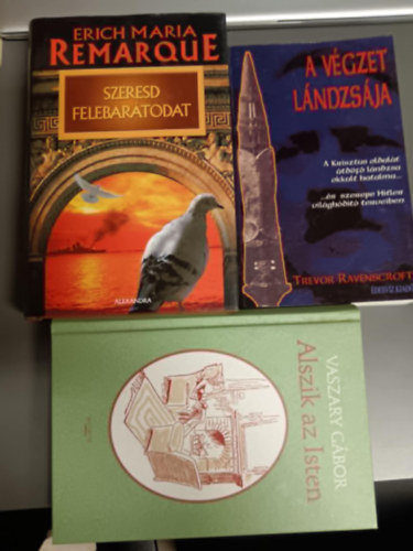 3db knyv:Avgzet lndzsja +Alszik az isten+Szeresd felebartodat
