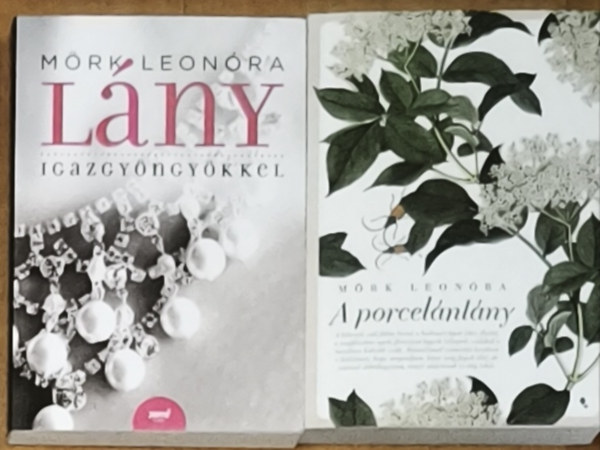 2db M�rk Leon�ra m� - L�ny igazgy�ngy�kkel, A porcel�nl�ny