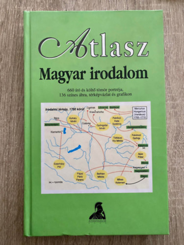 Atlasz 8.- Magyar irodalom (Sajt kppel)