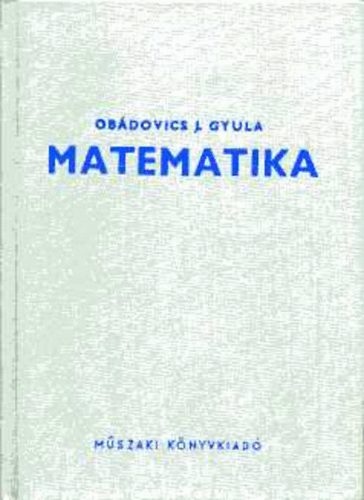 Obdovics J. Gyula - Matematika (Obdovics)