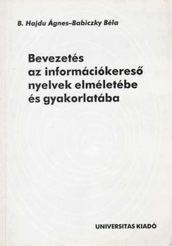 Bevezets az informcikeres nyelvek elmletbe s gyakorlatba