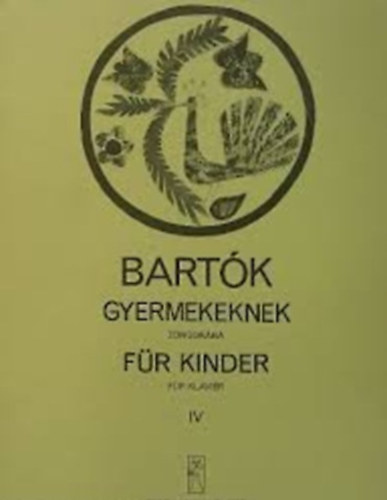 Bartk gyermekeknek zongorra - Fr kinder fr klavier IV.