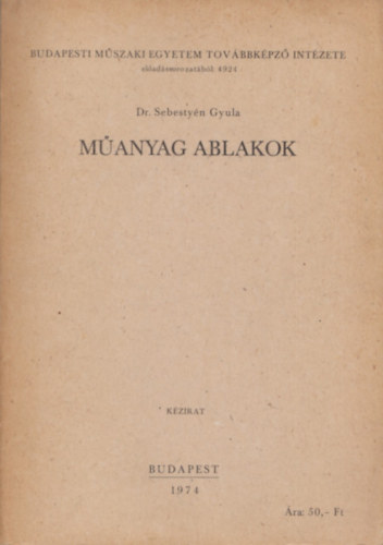 M�anyag ablakok
