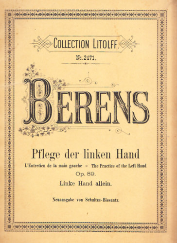 Etuden fr Pianoforte (Collection Litolff)